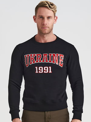 Свитшот черный с принтом "Ukraine 1991" | 6459786