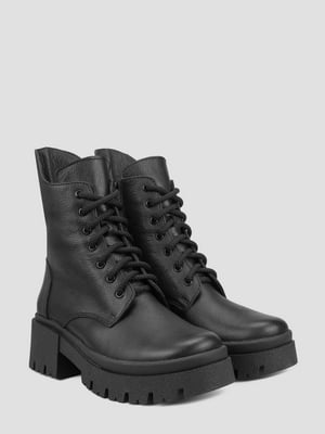 Ботинки кожаные черные | 6465308