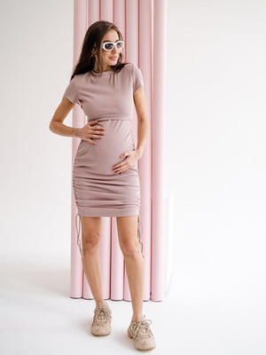 Платье для беременных розовое | 6466576