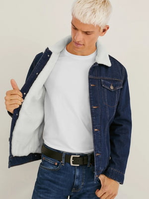 Куртка синя джинсова | 6466946