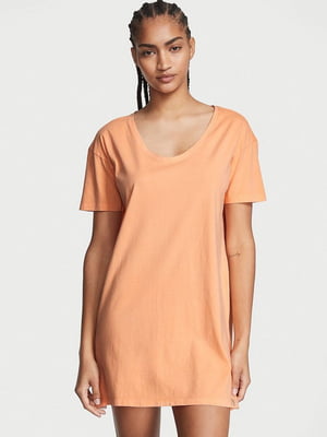 Платье домашнее оранжевое | 6477353