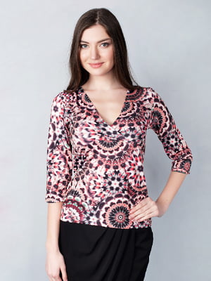 Блуза комбинированной расцветки | 6477726