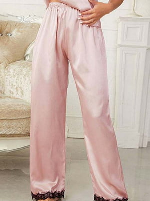 Штани піжамні рожеві | 6477954