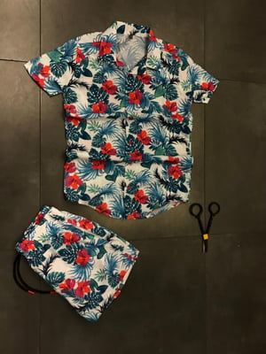 Комплект пляжный: рубашка и шорты | 6479139