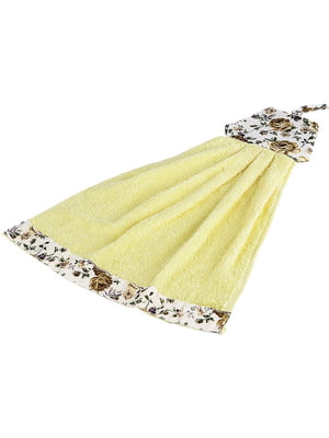 Рушник махровий “Плаття з квітками (34х50 см) | 6481594