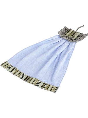 Полотенце махровое “Платье в полоску” для кухни (34х50 см) | 6481606
