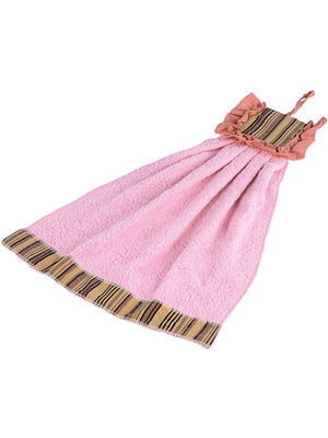 Полотенце махровое “Платье в полоску” для кухни (34х50 см) | 6481609