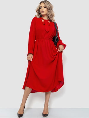 Платье А-силуэта красное | 6484264