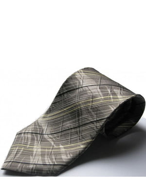 Краватка сіра в смужку | 6484640