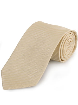 Краватка жовта в смужку | 6484890