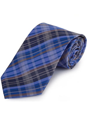 Краватка синя в смужку | 6484908