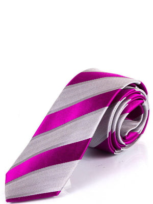Краватка сіра в смужку | 6484939