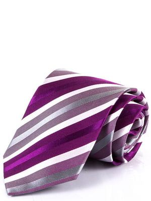 Краватка сіра в смужку | 6484979