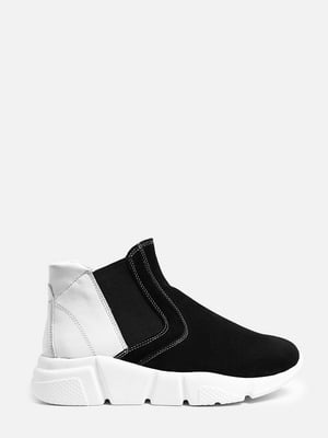 Ботинки бело-черные | 6486250