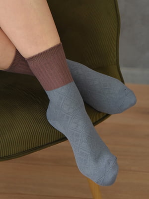 Шкарпетки двокольорові | 6487886