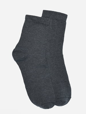 Шкарпетки темно-сірого кольору | 6487934