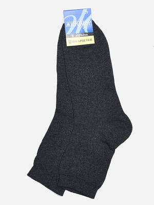 Шкарпетки темно-сірого кольору | 6487938