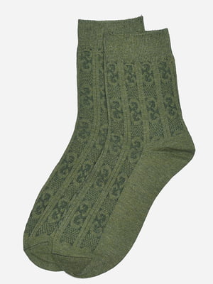 Шкарпетки зеленого кольору | 6487989
