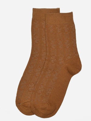 Шкарпетки коричневого кольору | 6487992