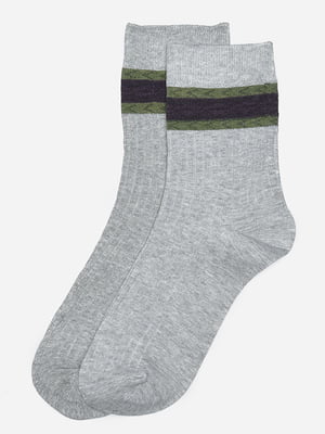 Шкарпетки світло-сірого кольору | 6487998