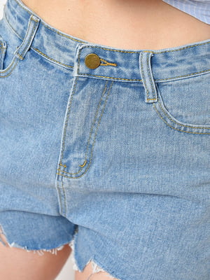 Шорти джинсові блакитного кольору | 6489651
