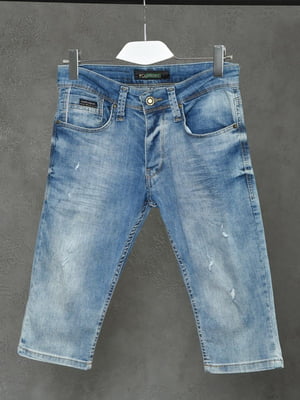 Бриджі сині джинсові | 6491515