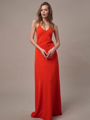 Платье морковного цвета | 6492699