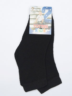 Шкарпетки махрові чорні | 6492782