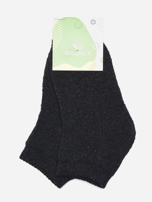Шкарпетки махрові темно-сірі | 6492802