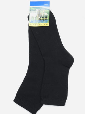 Шкарпетки махрові чорні | 6492827