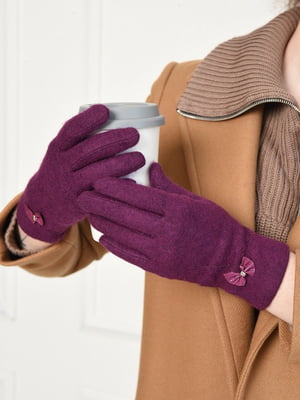 Перчатки текстильные фиолетовые | 6493514