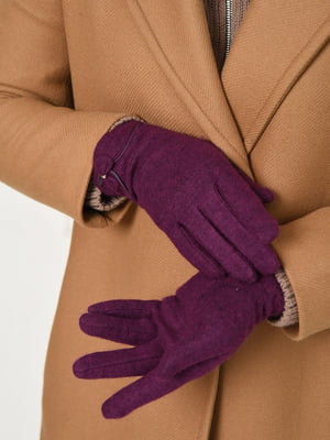 Рукавички текстильні фіолетові | 6493526