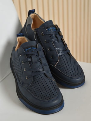 Туфлі темно-синього кольору | 6495058