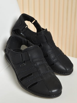 Туфли черного цвета на липучке | 6495100