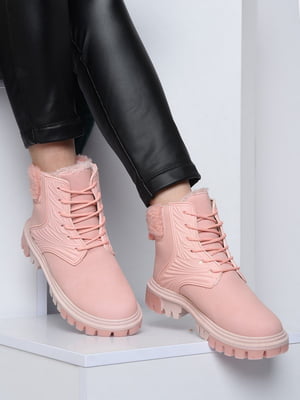 Ботинки розового цвета | 6495561