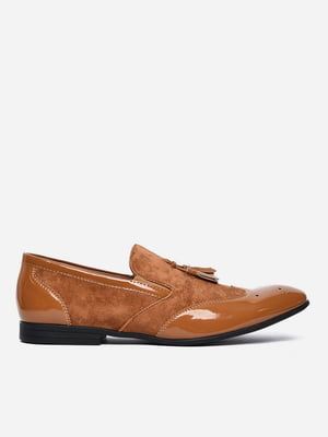 Туфлі чоловічі світло-коричневого кольору (155745) | 6495793