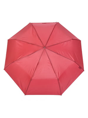 Зонт-полуавтомат бордовый | 6496713