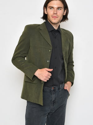 Пиджак темно-зеленого цвета | 6496792