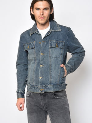 Пиджак джинсовый синего цвета | 6496801