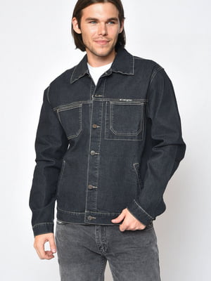 Пиджак джинсовый черного цвета | 6496803