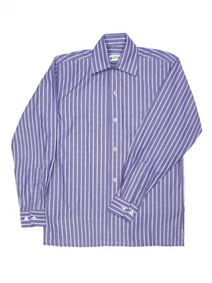 Рубашка фиолетовая в полоску | 6496847