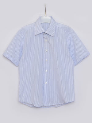 Рубашка в полоску голубая | 6497043