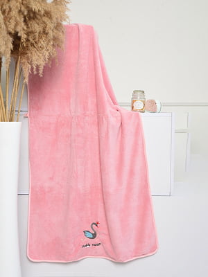 Рушник банний з мікрофібри рожевого кольору | 6497391