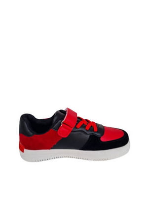 Кросівки чорно-червоні | 6503127