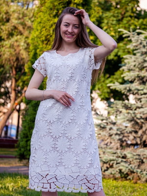 Платье белое кружвное | 6506299
