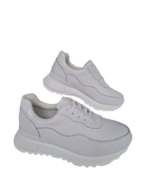 Кросівки білі шкіряні | 6504125