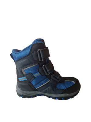 Ботинки черно-синие водонепроницаемые | 6504247