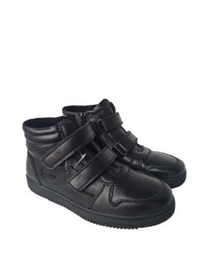 Ботинки черные кожаные | 6504434