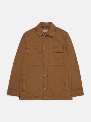 Куртка-рубашка коричневая | 6513218