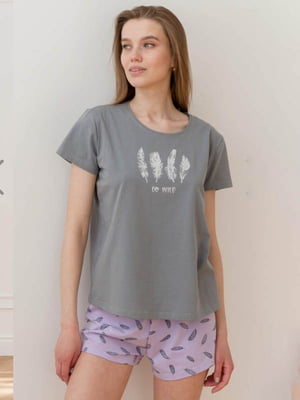 Пижама: футболка и шорты | 6510232